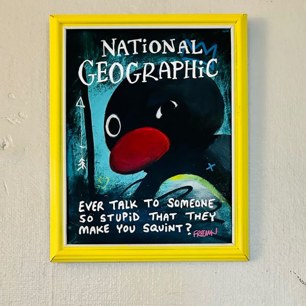 FREEMAN  'Nat Geo'  Mixed media  8x10 inches  £175