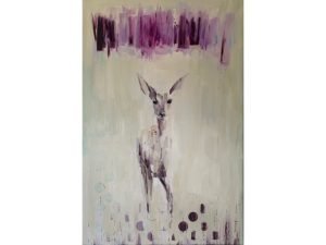 ARTIST: KIM TONG TITLE: THE LIGHT IN YOUR SMILE, BAMBI. SIZE: 107 cm x 158 cm Tray Framed PRICE: £ 3,500. 0% over 6 Months Available