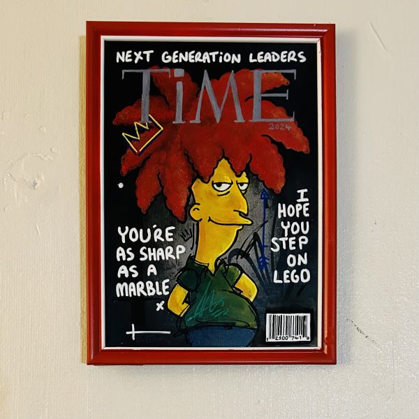Freeman 'Time Mag' Mixed media  9x12.5  £180