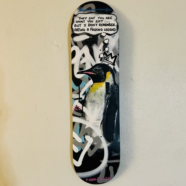 FREEMAN  'Legend'  Mixed media  32x8 inches  £250