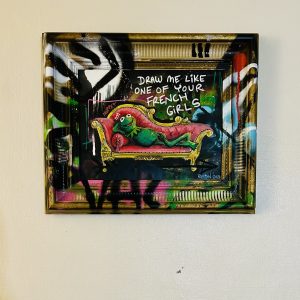 FREEMAN  'Cuisses de grenouille'  Mixed media  22x18  inches  £350