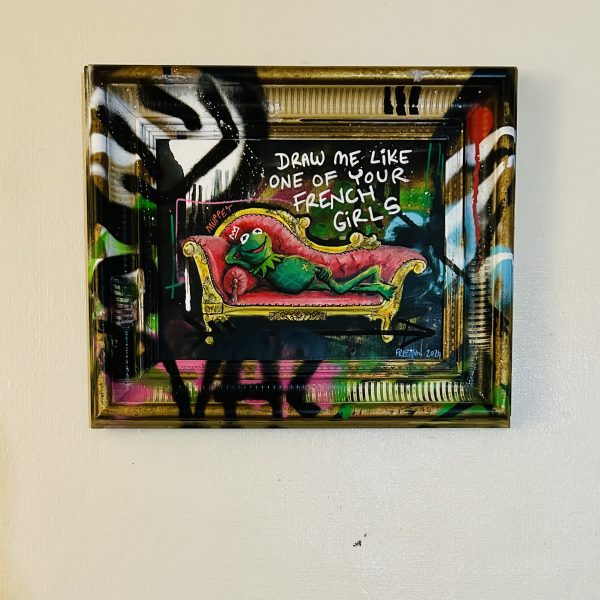 FREEMAN  'Cuisses de grenouille'  Mixed media  22x18  inches  £350