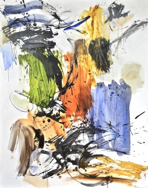 Artist: Nikki Hill Smith Title: No.570 Series: 'Linger a While' Year: 2024 Size: H 153 x W 122 x D 5 cm Material: Acrylic on Canvas Price: £4000. 0% Over 6 months Available