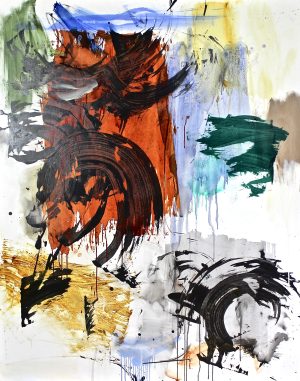 Artist: Nikki Hill Smith Title: No.571 Series: 'Linger a While' Year: 2024 Size: H 153 x W 122 x D 5 cm Material: Acrylic on Canvas Price: £4000. 0% Over 6 months Available