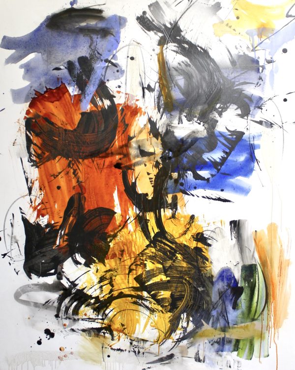 Artist: Nikki Hill Smith  Title: No.572 Series: 'Linger a While' Year: 2024 Size:H153xW122xD5cm Material: Acrylic on Canvas Price: £4000. 0% Over 6 months Available