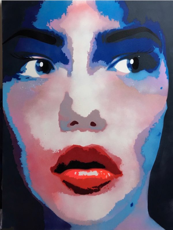 ARTIST: YVONNE WAYLING TITLE: 'BE CAREFUL OF THE COMPANY YOU KEEP (R)' SIZE: 90 cm x 120 cm (tray frame on request) MEDIUM: SPRAY PAINT ON CANVAS PRICE: £2,695. 0% over 6 Months Available