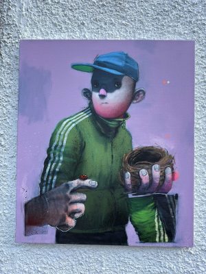 'MERCURY RISING' Sweler 60x 70 cm H Acrylic/Spraypaint on Canvas £1,880